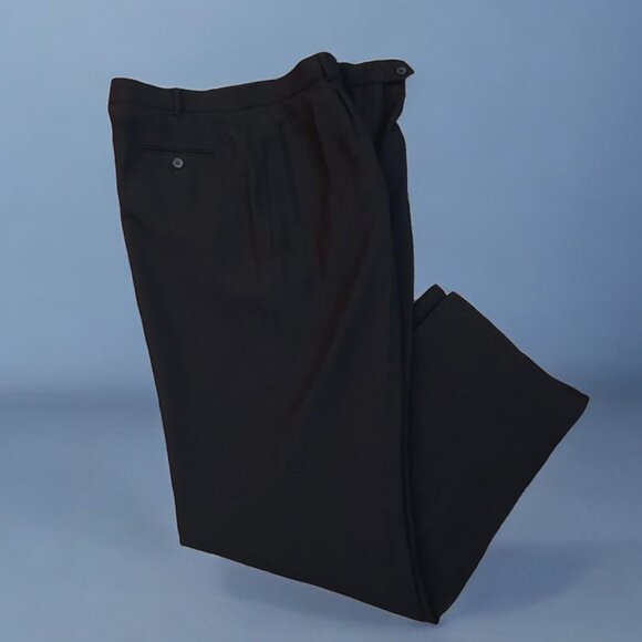 NYGARD COLLECTION BLACK WOMEN’S SIZE 16 HIGH RISE STRAIGHT LEG LINED SLACKS - Picture 1 of 10